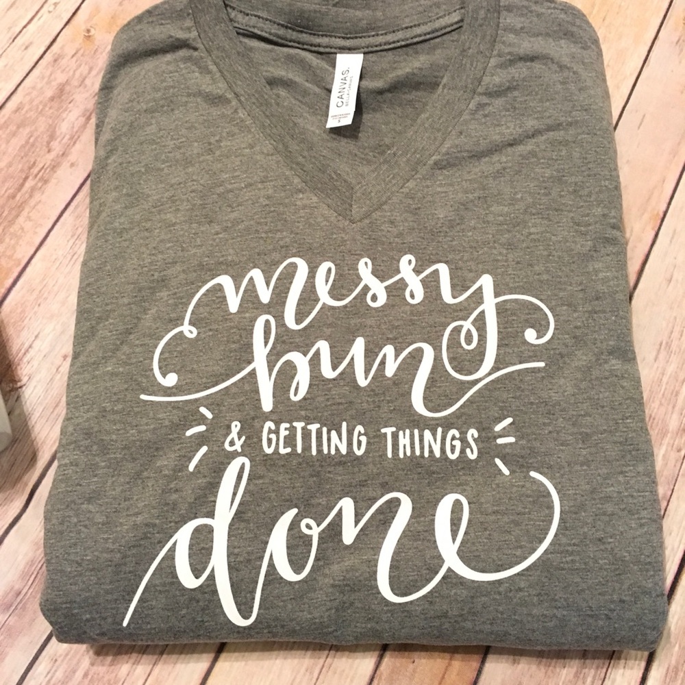 Messy Bun Graphic Tee